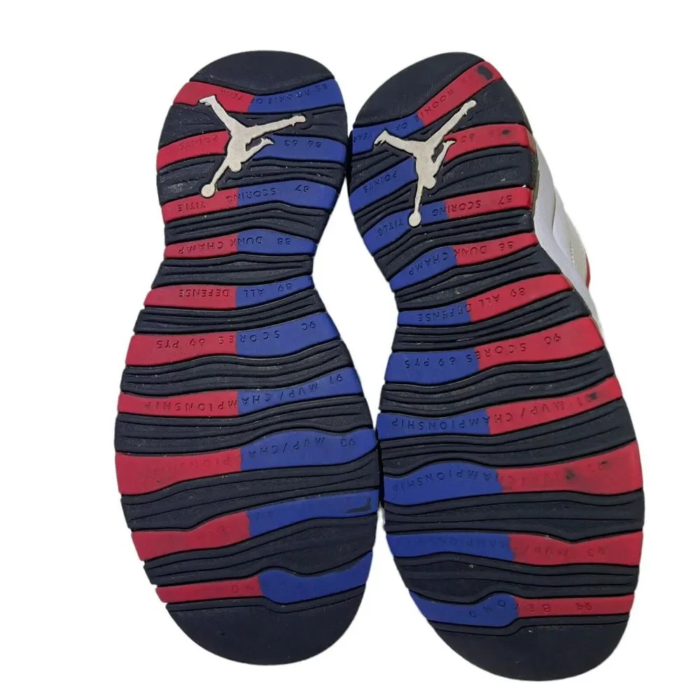 Nike Air Jordan 10 X Retro 310806-160 Class Of 2006 Olympians Red Blue Size 5Y‎